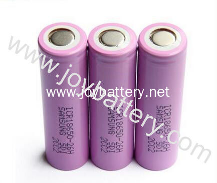 recharge icr 18650 26h li ion 3 7v 2600mah battery samsung sdi 18650 new original lithium icr 18650 26h hm 2600mah