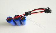 1S1P Rechargeable 3.7V 2.6AH 18650 battery pack Li-ion 18650 3.7V 2200~3500mAh 1S1P with PCM/wire