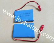 Aluminum Lithium 603450 1200mAh 3.7v Rechargeable li-ion battery with pcb and wire