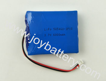 585460 3.7V 6000mAh 1S3P battery pack with PCB,585460 3.7V 2000mAh cell