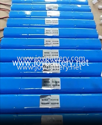14.4V 4ER14505-2 5400mAh ER14505-4S2P eight sections four series two parallel non-rechargeable lithium battery with plug