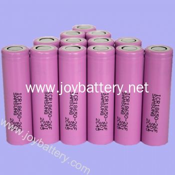 lithium battery Samsung 18650 ICR18650-26F 2600mAh,Samsung 18650 26F 26FM 2600mah battery