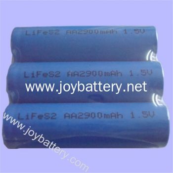 1.5V 2900mAhh LiFeS2 Battery