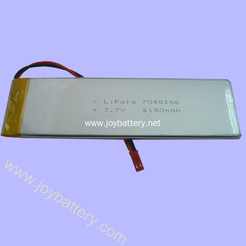 3.7V 7048166 6150mAh Polymer Li ion Battery