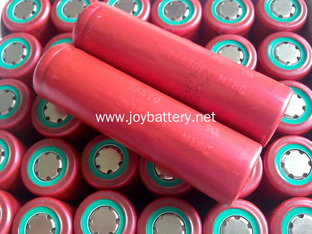 Original Rechargeable 3.7V 2600mAh Sanyo 18650, medical torch battery