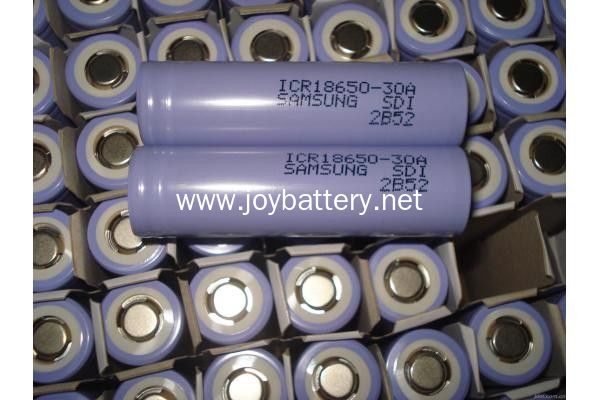 Samsung 3.7V 3000mAh 18650 30A li-ion rechargeable battery,high drain imported e-cig battery 3.7v 3000mah li-ion battery
