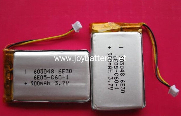 3.7v 900mah 603048 lipo battery battery