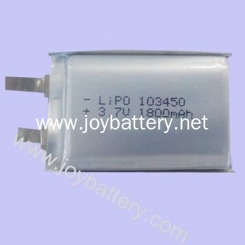 3.7V 1800mAh 103450 li-polymer battery