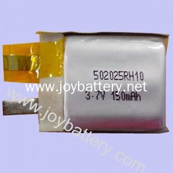 3.7V 150mAh 502025  li-polymer battery
