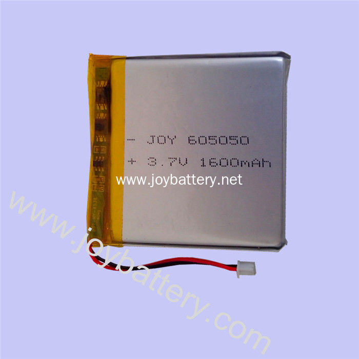 605050 3.7V 1600mAh battery with PCB