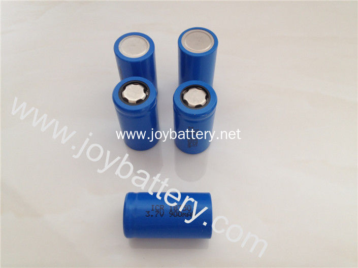 18350 3.7V 900mAh cylindrical rechargeable for E cigarette battery,notebook computers