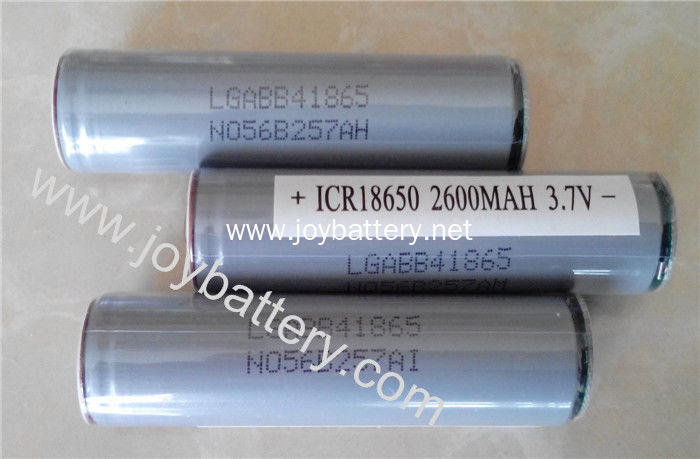 LG B4 18650 2600mAh li-ion battery cell, LG battery LGHE2/LGHE4/LG 2600MAH/LG D1/ LG MH1