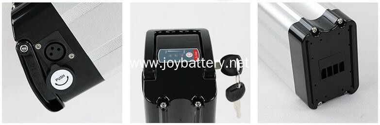 Silver Fish Type 24V Electric Bike Battery Pack 24v 12ah Rechargeable Battery  for electric bike