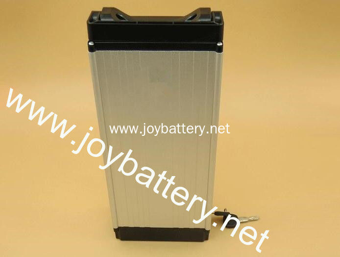 High quality rechargeable rear rack ebike battery 36V 10Ah ebike battery,rear rack flat type ebike battery pack