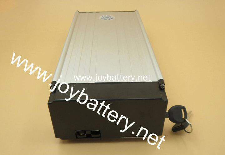 Rear rack 36V 15Ah lithium ion battery with BMS and charger,ebike 500W,750W,1000W lithium battery