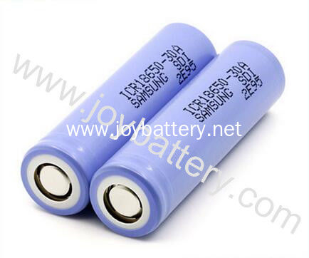 high drain imported e-cig battery 3.7v 3000mah li-ion battery for samsung icr 18650-30a,samsung sdi 18650-30a 3000mah