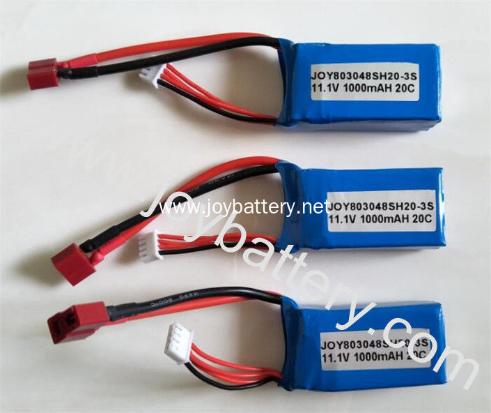803048 3S 11.1V 1000mah  20C,High quality 11.1v 30C 1000mah Lipo Battery for RC model/hobby airplane