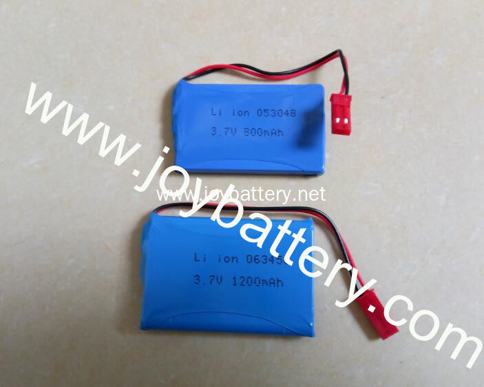 Aluminum Lithium 053048 503048 3.7V 800mAh li-ion battery with pcb and wire