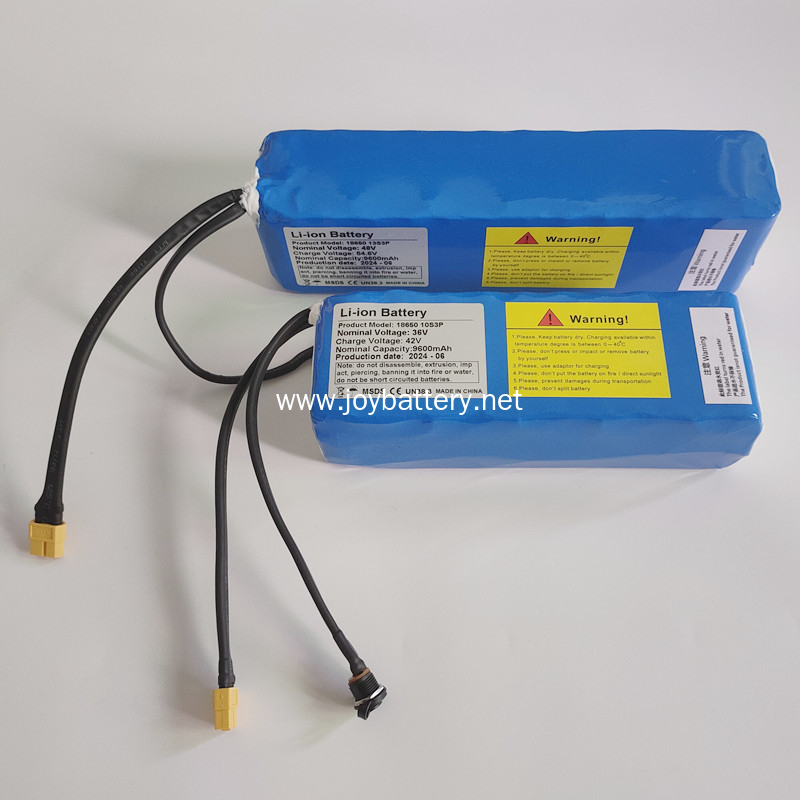 18650-13S Power Battery Pack for Customized Battery Size -20-60°C Discharge Temperature Range