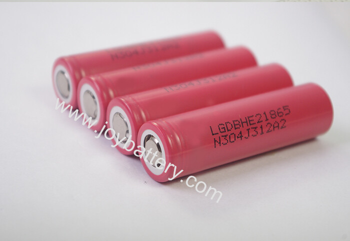 LGDBHE21865 LG 18650 battery 2500mah Li-ion rechargeable battery,Red LG battery 18650 HE2